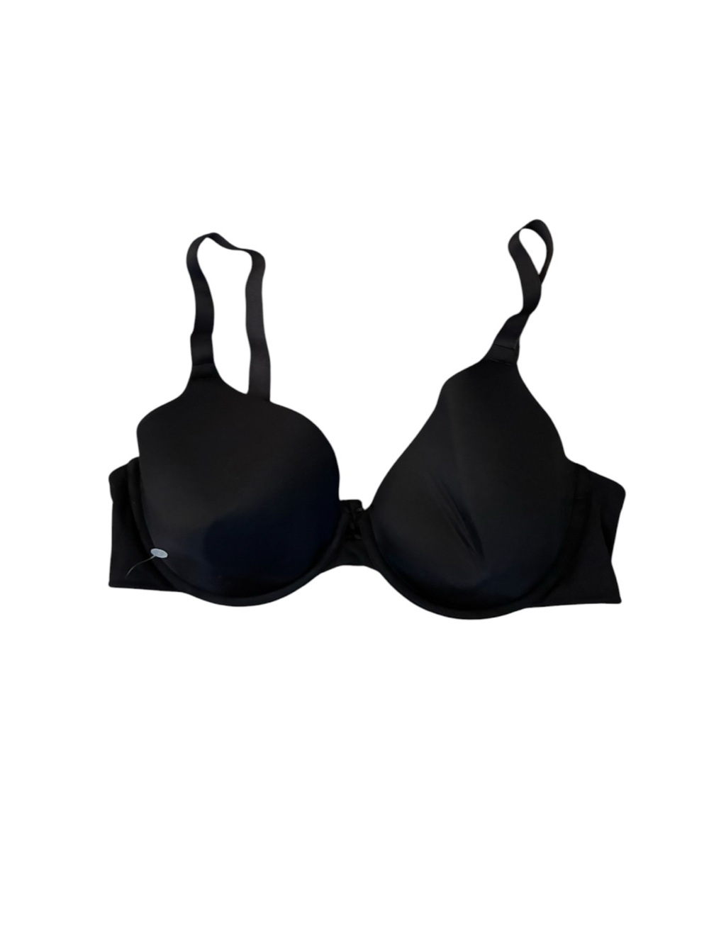 Vanity Fair T-Shirt Bra Underwire Lightly Lined Black 40D